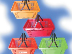 GENPLUS SHOPPING BASKET RED & BLUE