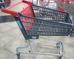TROLLEY POLYSTEEL+BABY SEAT+WHEELS