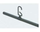 HANGER FOAM BLACK 45CM-18-602G/PE G HOOK"