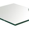 TEMPERED GLASS SHELF ROUND EDGE+WHOLE