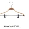 HANGER WITH CLIP WITH RUBBE 27CM