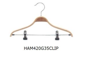 HANGER WITH CLIP WITH RUBBE 35CM