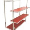 GARMENT STAND 3 LEVEL WITH BLACK GLASS