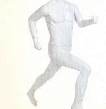 BASKEBALL MALE EGG HEAD SILVER /WHITE