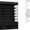 OPEN CHILLERS 932L BLK+LIGHT GREY FRONT GRIL