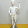 CHILDREN MANNEQUINS WITH EGG HEAD WHITE