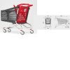 HYBRID SHOPPING TROLY +LIFT WHEEL GREY+RED