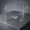 PLASTIC L-DIVIDER LENGTH 380MM CLEAR