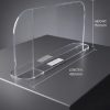 PLASTIC L-DIVIDER LENGTH 480MM CLEAR