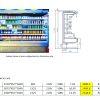 WALL CHILLER OPEN 1.87X0.85X2.04 RAL7016GRY