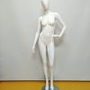 FEMALE MANNEQUINS WITH FIXED EGG HEAD WHITE