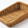 RATTAN BREAD BROWN SMALL BASKET 42X27X12