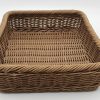 RATTAN BREAD BROWN BASKET 47X41X12