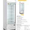 FREZER SIBERIA SINGL DOOR BLK 18~22 72X70X220